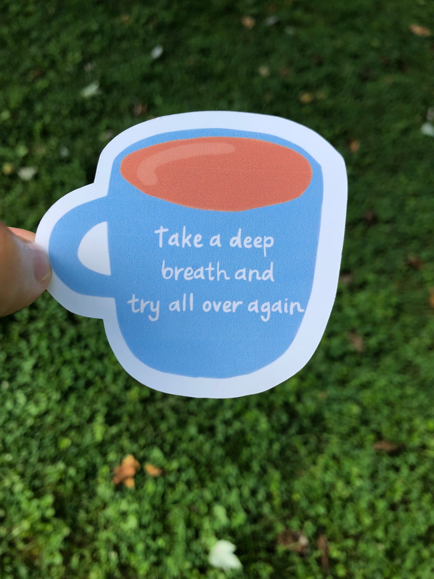Take a Deep Breath sticker