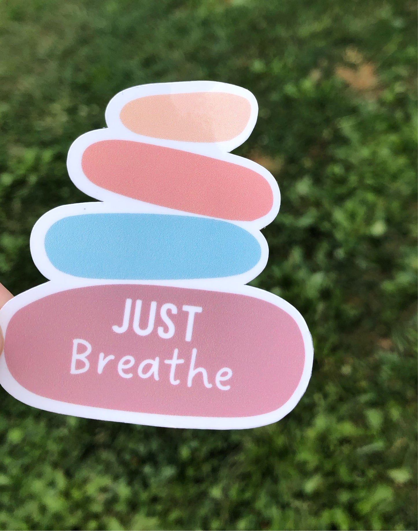 Just Breathe sticker