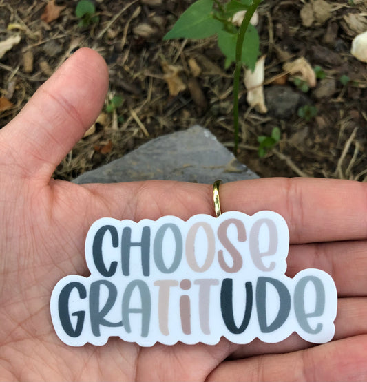 Gratitude Sticker