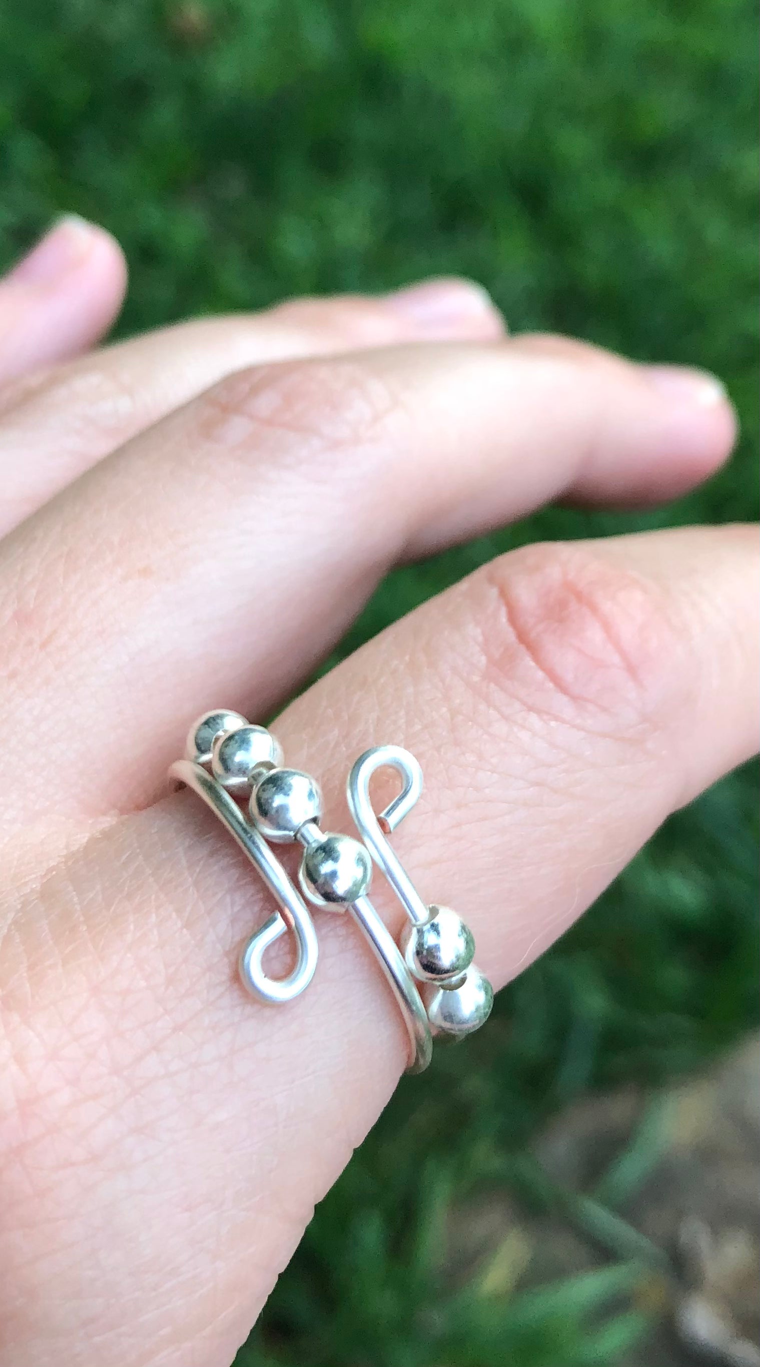 Anxiety rings for women, Fidget rings for women, Anxiety relief ring